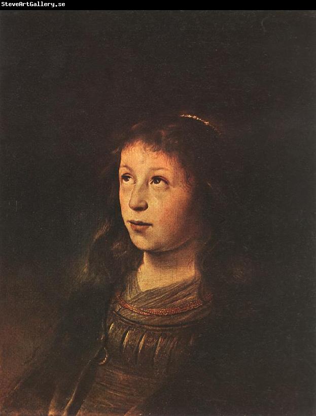 LIEVENS, Jan Portrait of a Girl dh